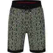 HUGO Heren Sweat Shorts met dierenprint (Groene afdrukken)