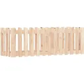 vidaXL Plantenbak verhoogd met hekontwerp 150x50x50 cm grenenhout