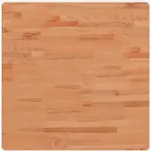 vidaXL Tafelblad vierkant 70x70x2,5 cm massief beukenhout