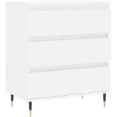 vidaXL Dressoir 60x35x70 cm bewerkt hout wit