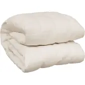 vidaXL Verzwaringsdeken 200x230 cm 13 kg stof lichtcrèmekleurig