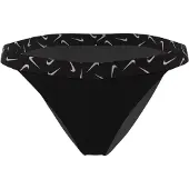 Nike Bikinibroekjes met logo voor dames (Zwart)