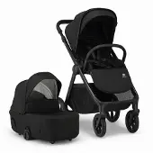 Deryan Otis Kinderwagen 2-in-1 - Wandelwagen met Reiswieg - Zwart