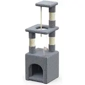 Famanu krabpaal voor katten - 88 cm, grijs