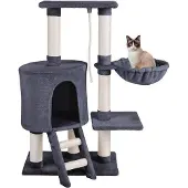 Famanu Kratzboom, groot klimboom - speelhuis voor katten