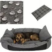 PillowPrim Hondenmand 2-in-1 XL: Waterdichte Bank & Matras (94x69cm)