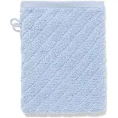 HEMA Washandje 16x21cm zware kwaliteit diagonaal ijsblauw (ijsblauw)