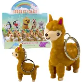 Leantoys Rugzak sleutelhanger Llama Alpaca Led zaklamp klinkt