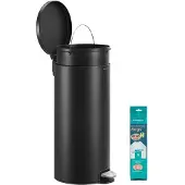 Famanu – Pedaalemmer, 30 L, Roestvrij Staal, Soft-Close, met Binnenemmer