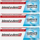 Blend-a-dent Complete - Hechtende Prothese Lijm - Sterke Effect, Verse Smaak, 3-Pack
