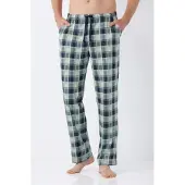 Hajo Premium heren lounge broek marine blauw | Maat 50
