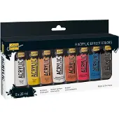 Kreul 84174 Set acrylverf Metallic 8 x 20 ml