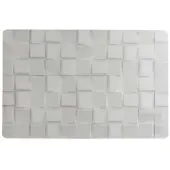COSY&TRENDY Cosy & Trendy Placemat Stenen Look Wit 43.5x28.5cm