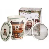 Duo Mok met Infuser CHRISTMAS CITY 2 - Kerstcollectie, 360ml