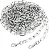 Reverse Stevige Roestvrijstalen Hondenketting 1,5m - 50kg Treksterkte