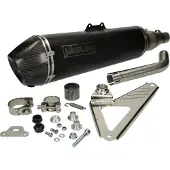 Yasuni Uitlaat 4 Black Carbon Vespa GTS 300