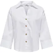 ONLY Onlsaki bersa 3/4 shirt cc wvn bright white