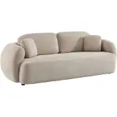 Sweeek 3 zits bank met chenille stof Beige