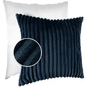 ANRO Sierkussen Jeansblauw 30x50cm – Ribfluweel Kussen Inclusief Vulling Bank Woonkamer Slaapkamer