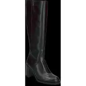 Wonders Dames Leren laarzen met klinknagels 20 zwart (38), Leer, 5 tot 8 cm, Ritssluiting, Casual, Klassiek I-9220_5716_5792