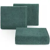 Eurofirany LARI Handdoek 30x50cm Donker Mint 500g/m² Katoen met Borduursel