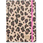 HEMA Schoolagenda 2026-2027 A5 Panter (bruin)