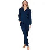 Pastunette Zachte dames huispak donkerblauw Premium | Maat 50