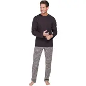Pastunette Pyjama lang donkerbruin