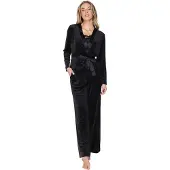 Pastunette Velours dames huispak zwart Premium | Maat 38