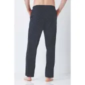 Hajo Premium heren lounge broek marine blauw | Maat 58