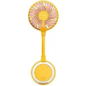 Fresh 'n rebel Magnetic Fan - Tropical Yellow Ventilator 3 Snelheden