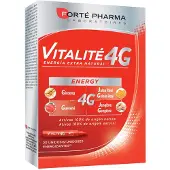 Forte pharma Vitalité 4 Energy Energie-eenheden 20 Eenheden