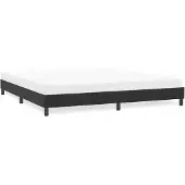 vidaXL Bedframe zonder matras 180x210 cm fluweel zwart