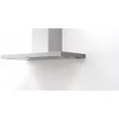 NOVY 7610 wandkap flat'line met motor120 cm inox spots