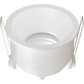 LEDVION – LED Inbouwspot Rond ø81mm – Wit – Dimbaar – Kantelbaar – GU10 – IP20