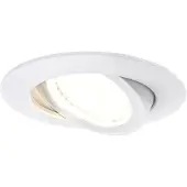 LEDVION – LED Inbouwspot Wit – Dimbaar – CCT – IP65 – Kantelbaar – Aluminium – Badkamer