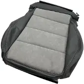 Volkswagen VW Golf 5, Jetta 3, originele stoelbekleding, passagiersstoel, antraciet, grijstint