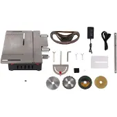 OEM Tafelzaag, 200W motor, verstelbare snijhoek, zilverkleurig