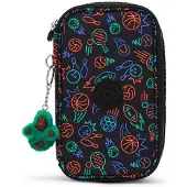 Kipling Etui '50 Pens' blauw / groen / oranje / zwart