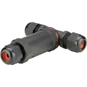 Goobay Stroom kabelverbinder voor buiten | T-vormig | IP68