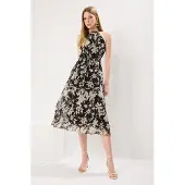 Trendyol Zomerjurk beige / zwart