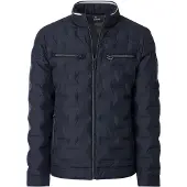 Casamoda windjack donkerblauw met borstzakken rits