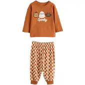 Next - Jongens - Halloween pyjama - Bruin