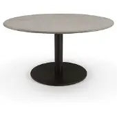AVH-Collectie Union dining tafel 140x140x75 cm terre polystone travertine