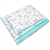 Kerstin Minky Kinderwagendeken 100x135 cm met Kussen -