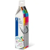Staedtler triplus fineliner - kartonnen etui met 20 kleuren
