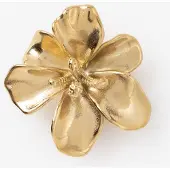Sissy-Boy Goudkleurige bloemen broche