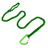 Semoic 2-pack kajakpeddellijn, boardlijn, vislijn met karabijnhaak, kajakaccessoires, groen