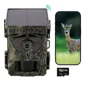 Siltcon Wildcamera 8K 60MP - WiFi - Zonnepaneel - 128GB SD