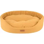 Amiplay Montana Hondenmand Ovaal M Geel 52x44x14cm